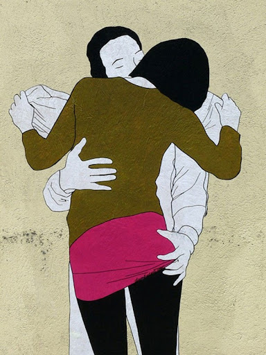 Kissing Couples Street...